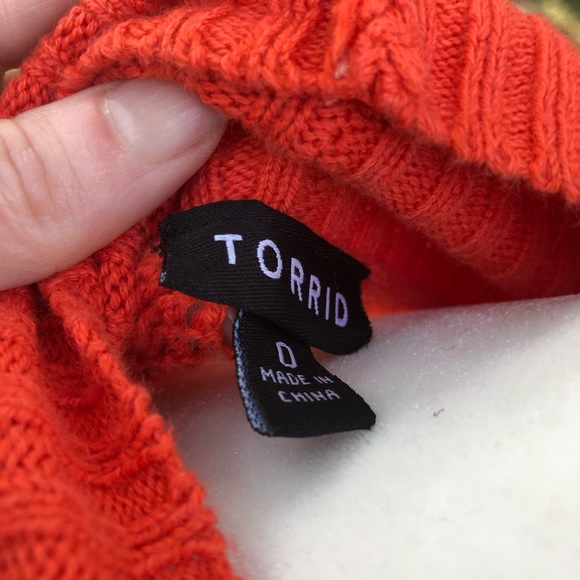 Torrid Orange Shrug XL, Sz O - Picture 5 of 6
